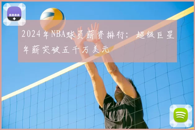 2024年NBA球员薪资排行：超级巨星年薪突破五千万美元