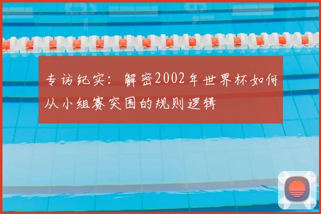 专访纪实：解密2002年世界杯如何从小组赛突围的规则逻辑