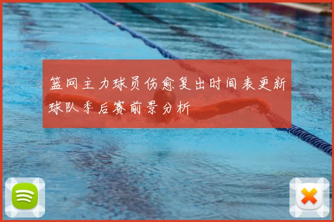 篮网主力球员伤愈复出时间表更新球队季后赛前景分析