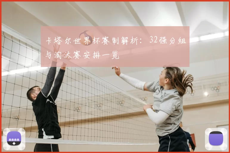 卡塔尔世界杯赛制解析：32强分组与淘汰赛安排一览